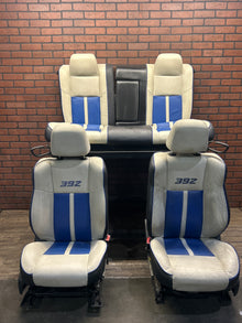 2011 Dodge Challenger SRT8 Inaugural Edition White and Blue Leather Seats OEM
