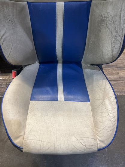 2011 Dodge Challenger SRT8 Inaugural Edition White and Blue Leather Seats OEM