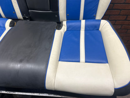 2011 Dodge Challenger SRT8 Inaugural Edition White and Blue Leather Seats OEM