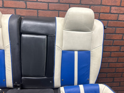 2011 Dodge Challenger SRT8 Inaugural Edition White and Blue Leather Seats OEM