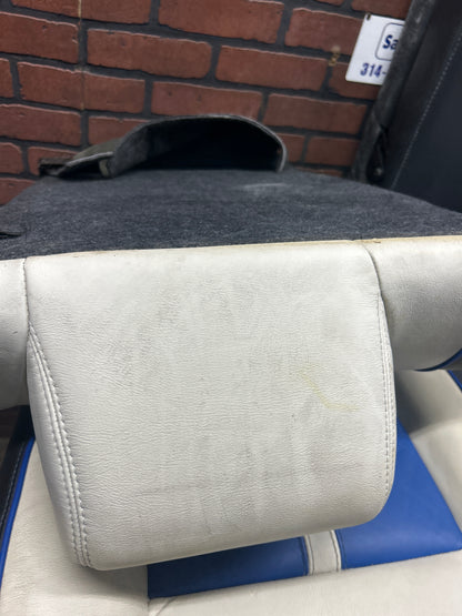2011 Dodge Challenger SRT8 Inaugural Edition White and Blue Leather Seats OEM