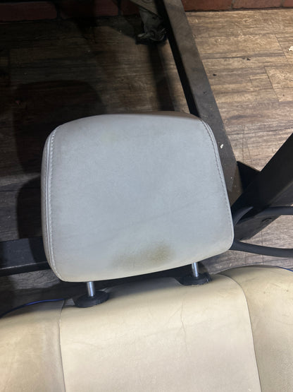 2011 Dodge Challenger SRT8 Inaugural Edition White and Blue Leather Seats OEM