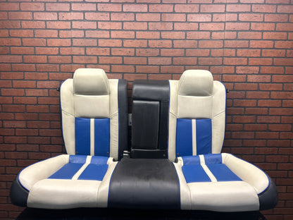2011 Dodge Challenger SRT8 Inaugural Edition White and Blue Leather Seats OEM