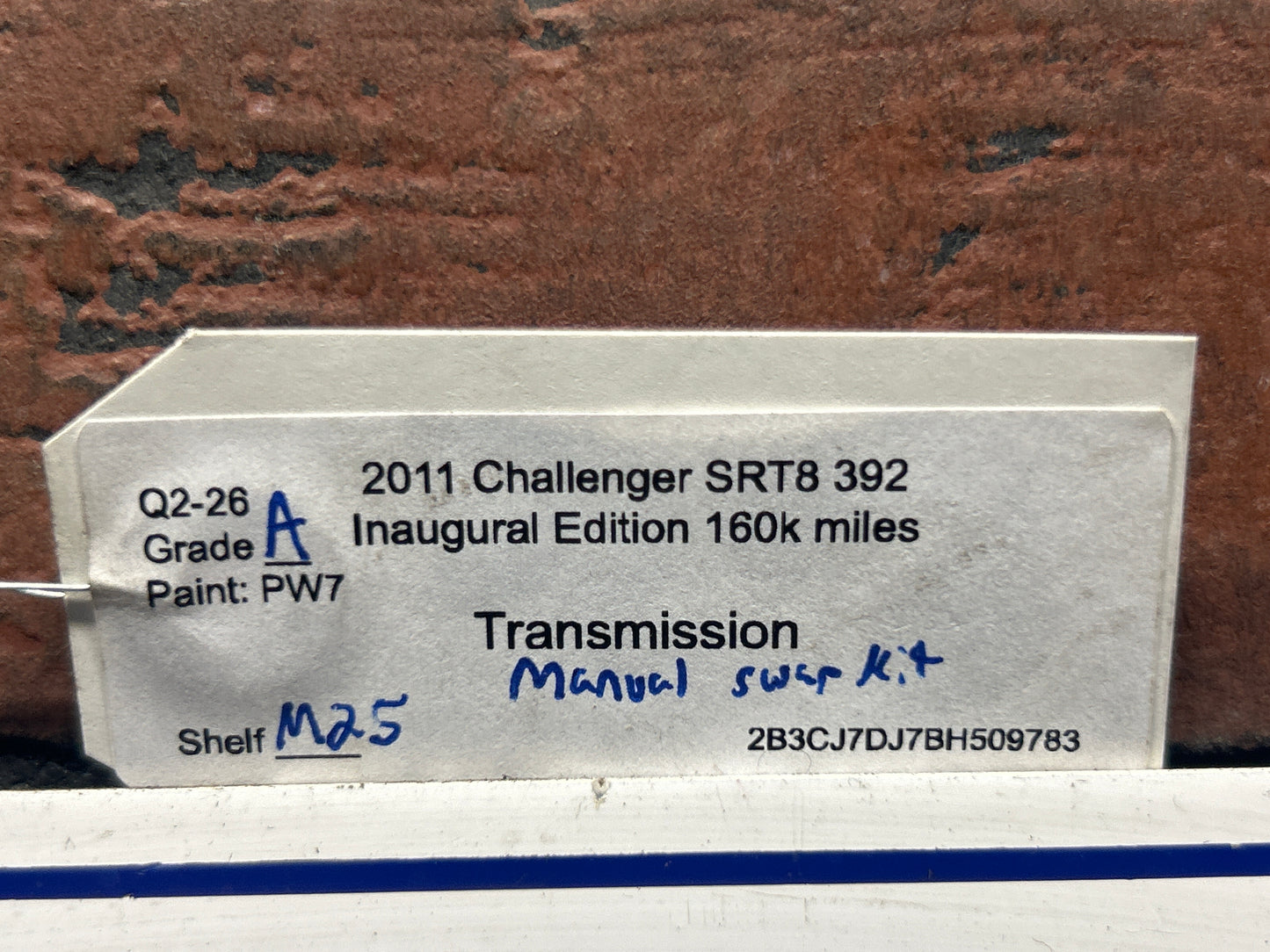 DODGE CHALLENGER/CHARGER 392 SCAT PACK MANUAL M/T TR6060 TRANSMISSION SWAP KIT
