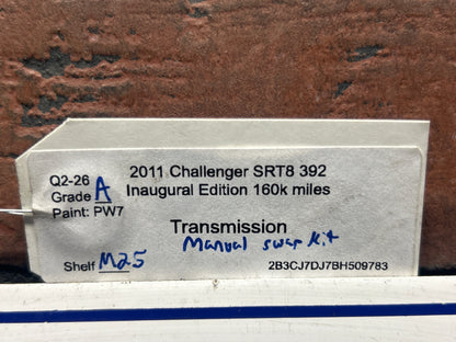 DODGE CHALLENGER/CHARGER 392 SCAT PACK MANUAL M/T TR6060 TRANSMISSION SWAP KIT
