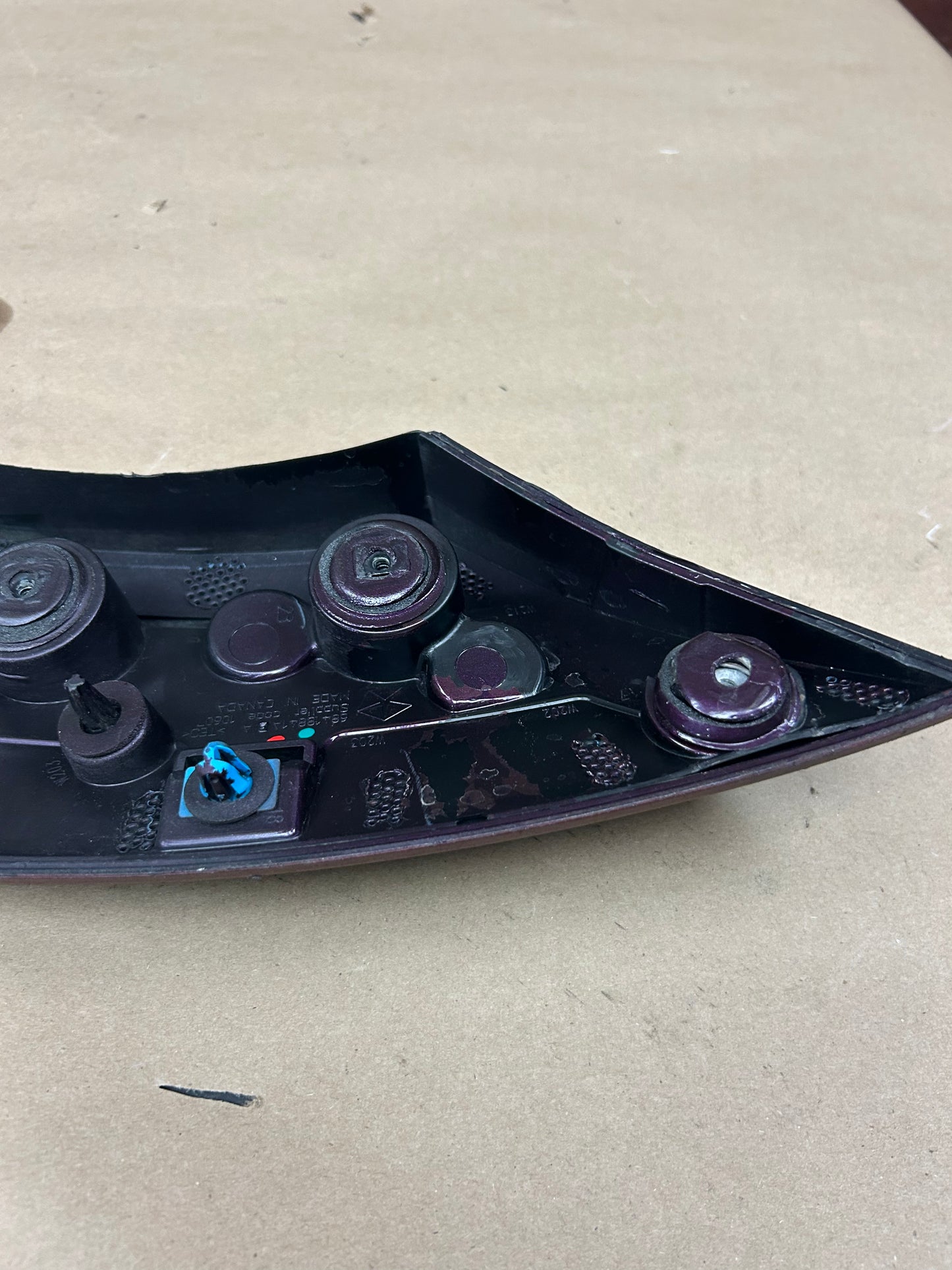 20-23 Dodge Charger Hellcat Widebody Rear Driver LH Door Wheel Flare Molding OEM