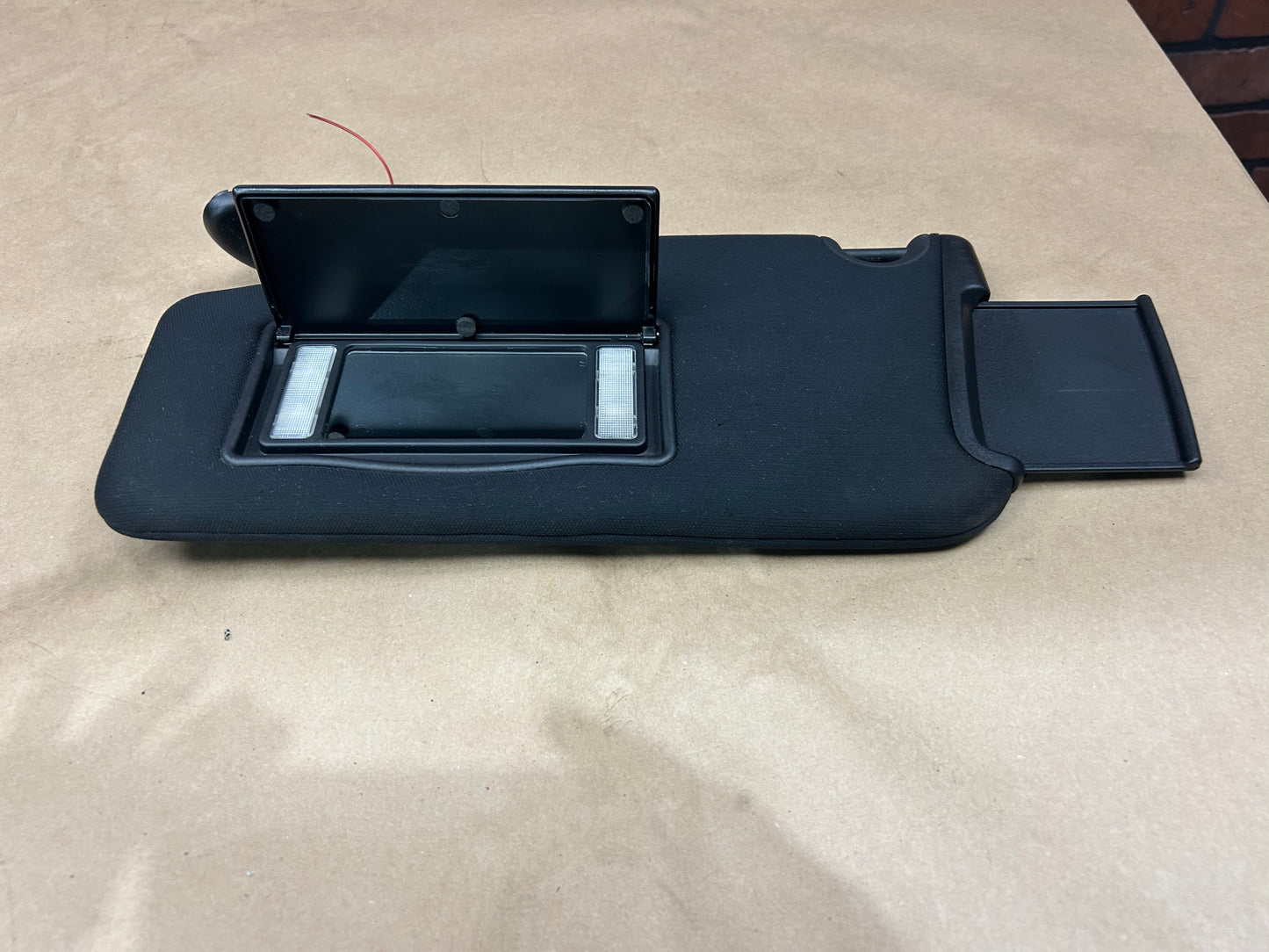 2011-2014 Charger 300 Left & Right Illuminated Black Sun Visor Set Pair OEM