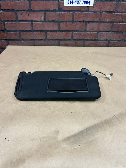 2011-2014 Charger 300 Left & Right Illuminated Black Sun Visor Set Pair OEM