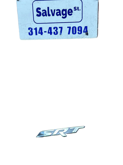 08-14 CHARGER CHALLENGER SRT FRONT BUMPER EMBLEM BADGE NAMEPLATE LOGO 5030355AB