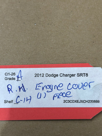 2011-2023 Dodge Challenger Charger *Powered By SRT* Passenger Engine Cover OEM