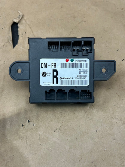 11-14 Mopar Dodge Charger Front Passenger Right Door Control Module 05026610AI