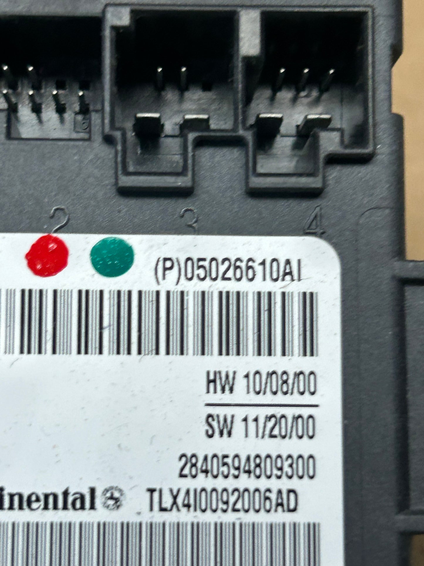 11-14 Mopar Dodge Charger Front Passenger Right Door Control Module 05026610AI