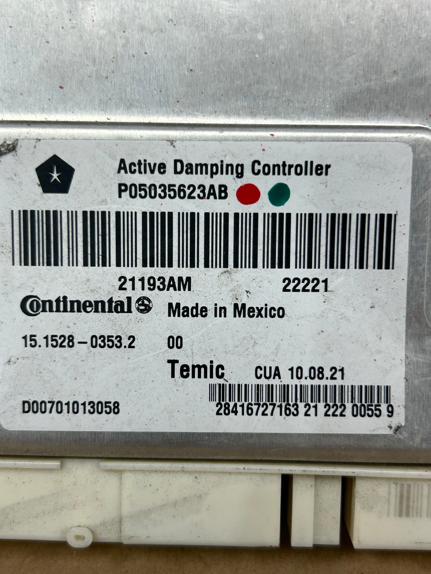 2018-2023 Charger Challenger 300 OEM Active Damping Dampening Module 05035623AB