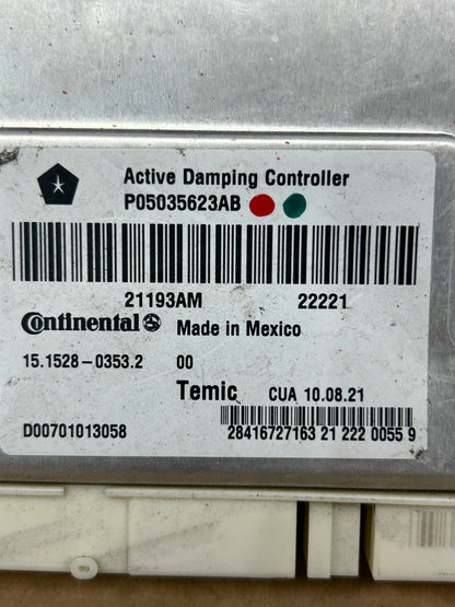 2018-2023 Charger Challenger 300 OEM Active Damping Dampening Module 05035623AB