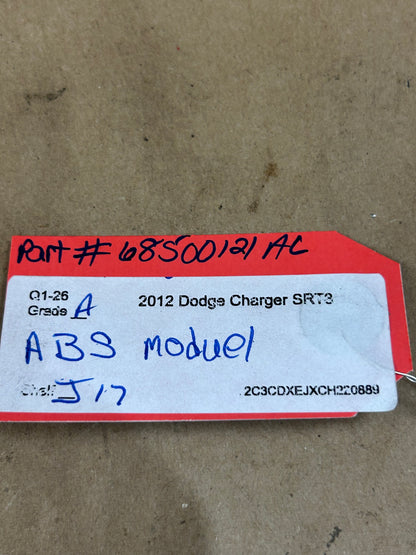 15-23 Dodge Charger ABS Anti-Lock Brake Pump Control Module Assembly 68500121AC