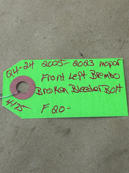 OEM 2005-2020 Dodge Charger Challenger 300 Front Left Brembo Brake Caliper