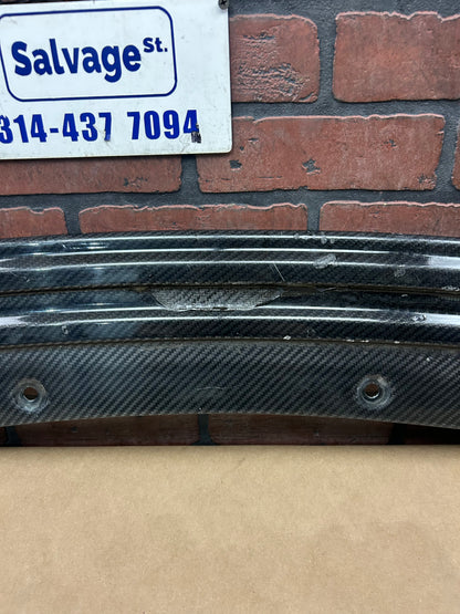 05-10 Jeep Grand Cherokee Rear Carbon Fiber Running Board Step Pad Damaged OEM