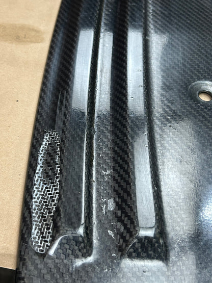 05-10 Jeep Grand Cherokee Rear Carbon Fiber Running Board Step Pad Damaged OEM