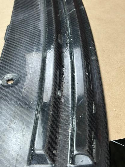 05-10 Jeep Grand Cherokee Rear Carbon Fiber Running Board Step Pad Damaged OEM