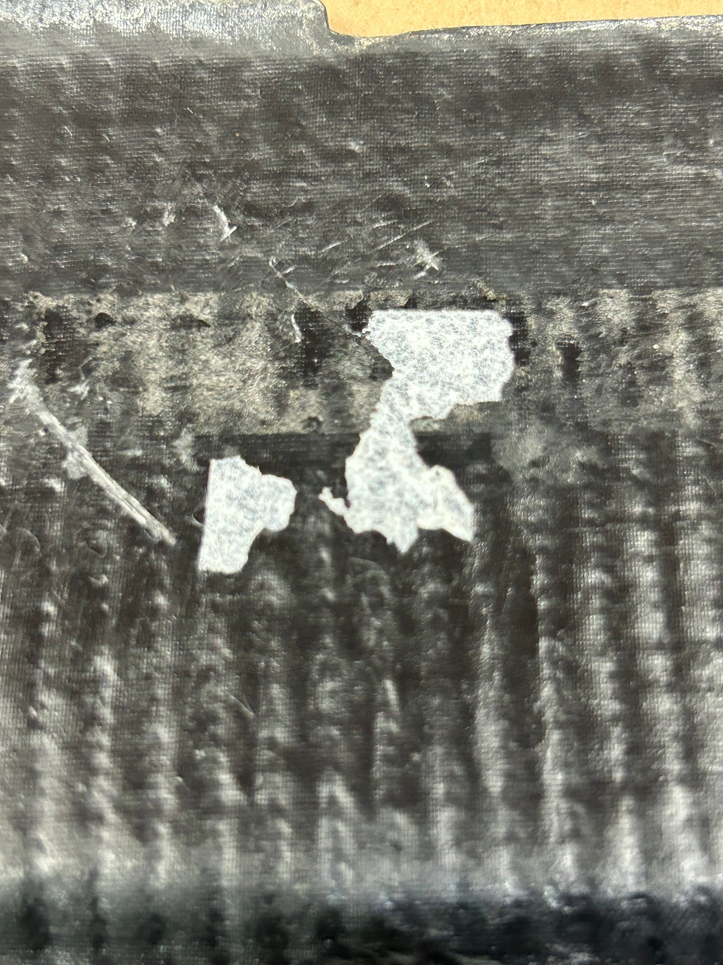 05-10 Jeep Grand Cherokee Rear Carbon Fiber Running Board Step Pad Damaged OEM