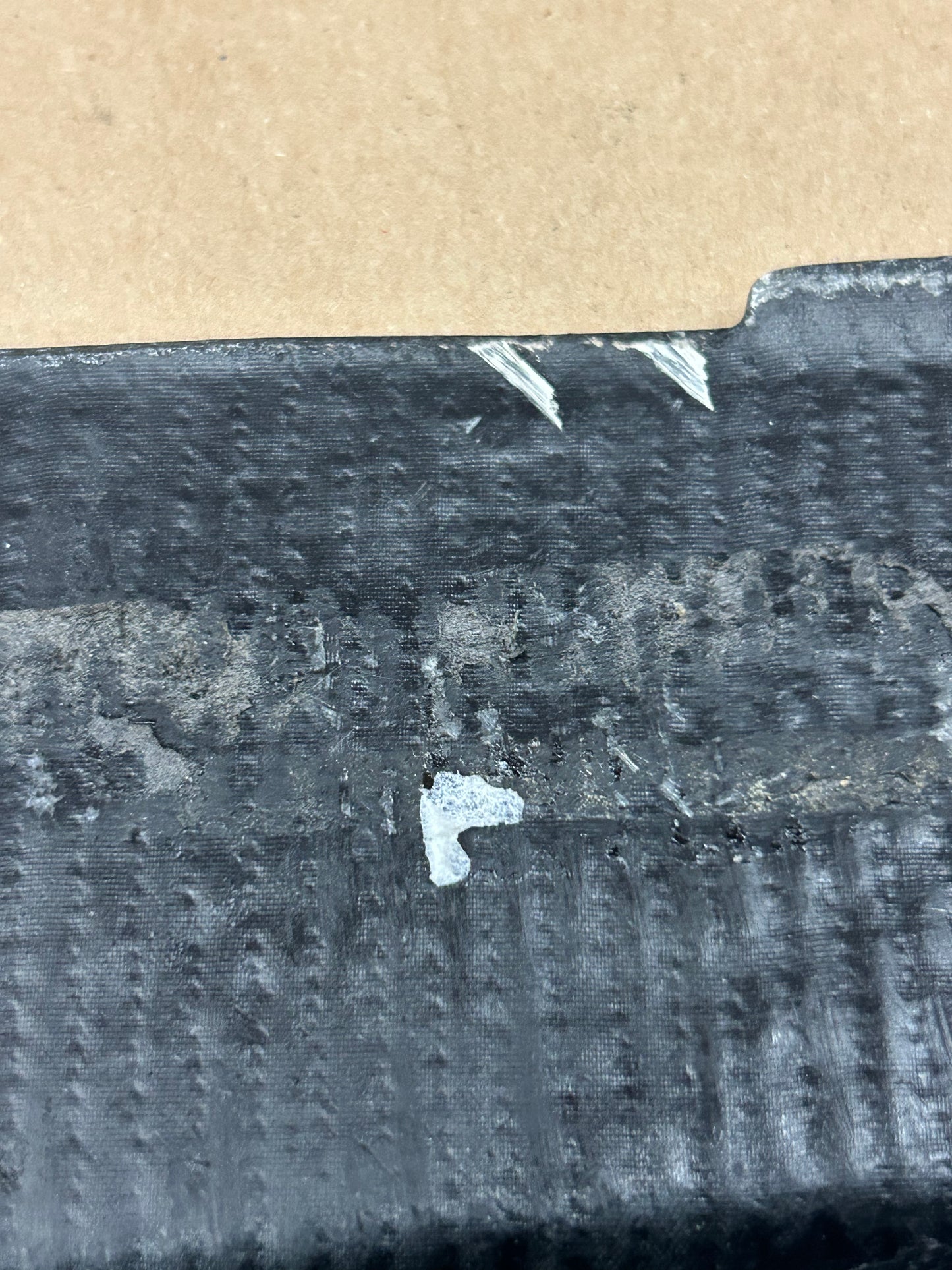 05-10 Jeep Grand Cherokee Rear Carbon Fiber Running Board Step Pad Damaged OEM