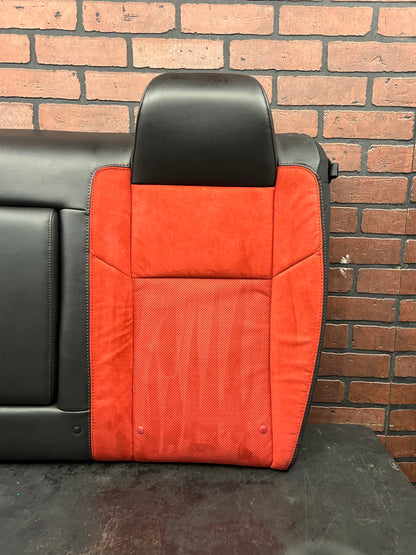 15-23 Challenger Scat Pack SRT Red Alcantara Leather Seat Set Front Rear OEM 87K