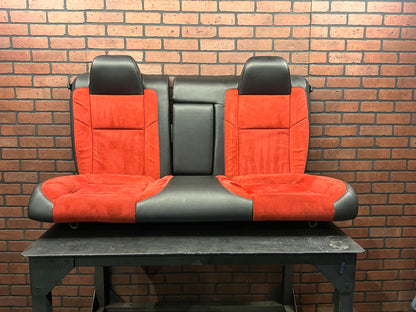 15-23 Challenger Scat Pack SRT Red Alcantara Leather Seat Set Front Rear OEM 87K