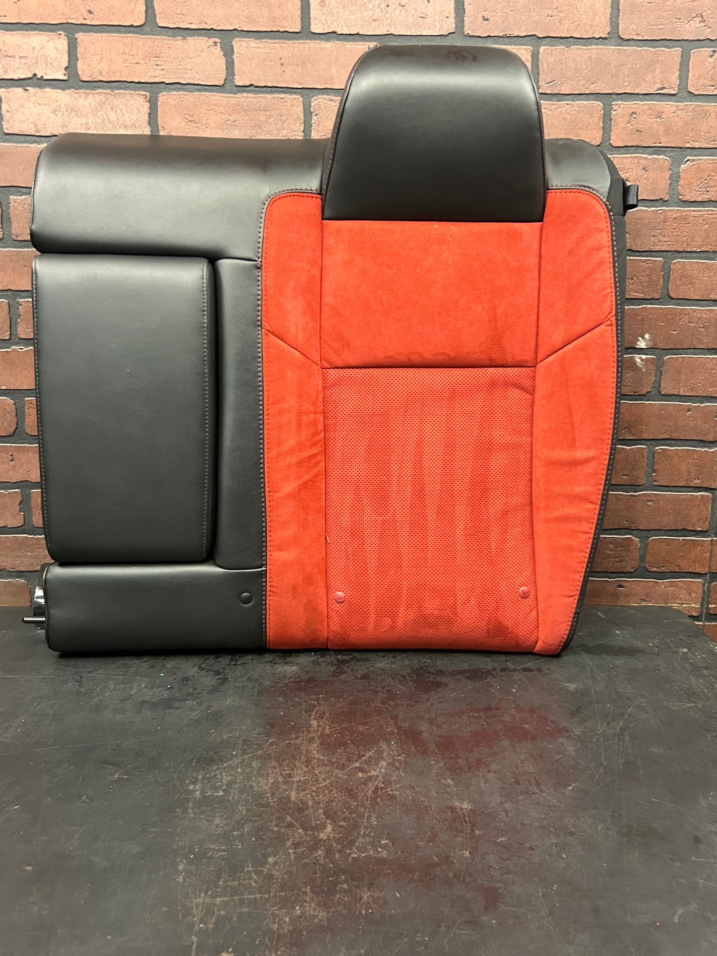 15-23 Challenger Scat Pack SRT Red Alcantara Leather Seat Set Front Rear OEM 87K