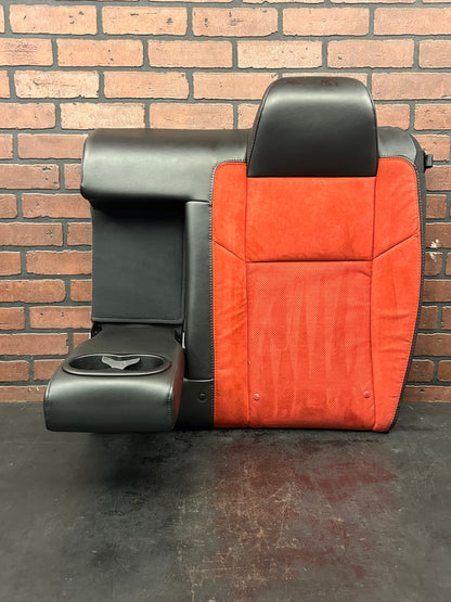 15-23 Challenger Scat Pack SRT Red Alcantara Leather Seat Set Front Rear OEM 87K