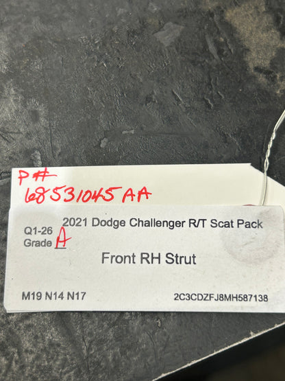 2012-23 DODGE CHALLENGER RWD FRONT RIGHT SHOCK STRUT ABSORBER & COIL SPRING OEM