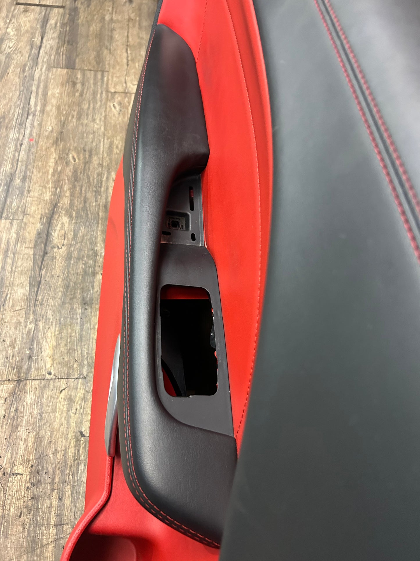 2015-2023 Dodge Challenger SP Ruby Red Driver LH Front Door Panel 7AG231R5AB OEM