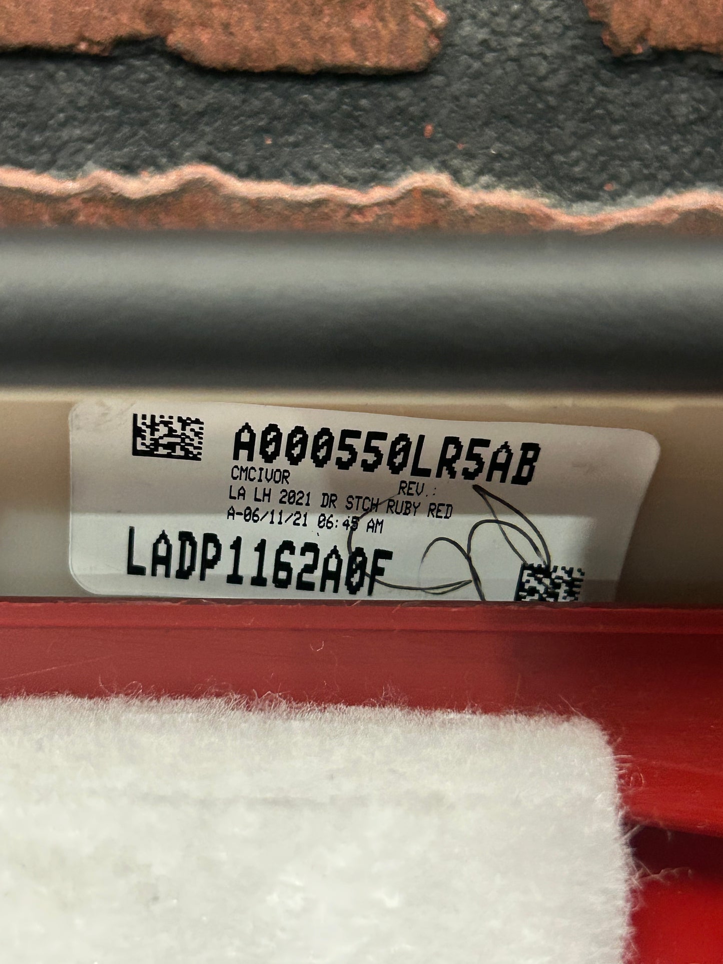 2015-2023 Dodge Challenger SP Ruby Red Driver LH Front Door Panel 7AG231R5AB OEM