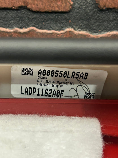 2015-2023 Dodge Challenger SP Ruby Red Driver LH Front Door Panel 7AG231R5AB OEM