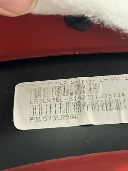 2015-2023 Dodge Challenger SP Ruby Red Driver LH Front Door Panel 7AG231R5AB OEM