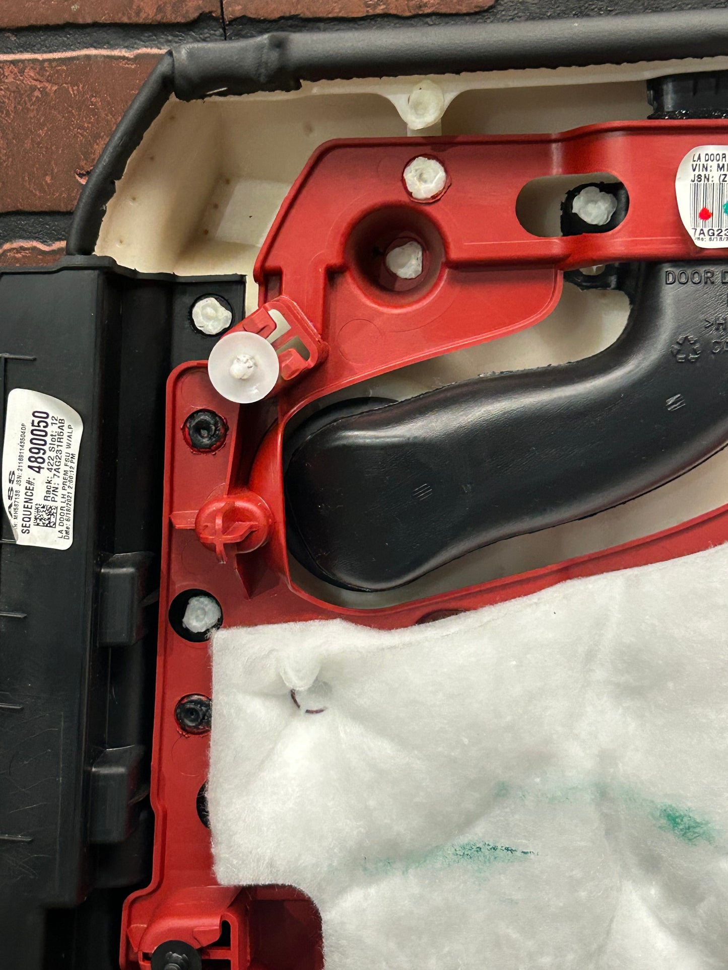 2015-2023 Dodge Challenger SP Ruby Red Driver LH Front Door Panel 7AG231R5AB OEM
