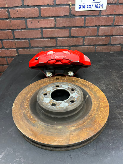 08-23 Dodge Challenger Charger 4 Piston Front Bigger Brembo Brakes W/Rotors OEM