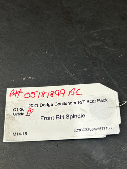 15-23 CHALLENGER CHARGER SRT OEM FRONT PASSENGER RH SUSPENSION SPINDLE KNUCKLE