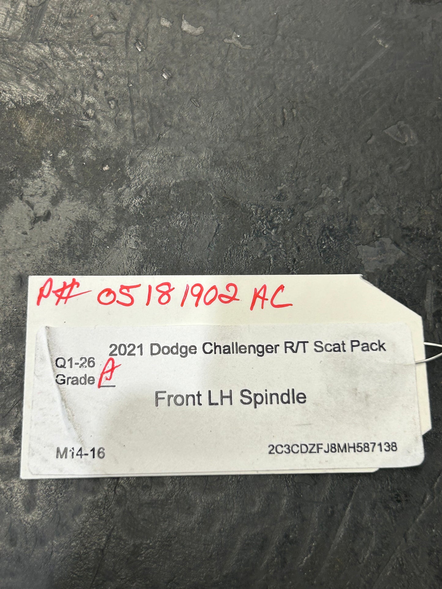 15 - 23 DODGE CHARGER CHALLENGER SCAT PACK OEM FRONT LEFT SPINDLE KNUCKLE