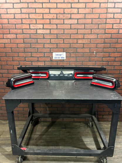 2015-2023 DODGE CHALLENGER TRUNK LID CENTER LH RH TAILLIGHT LAMP SET OF 3 OEM