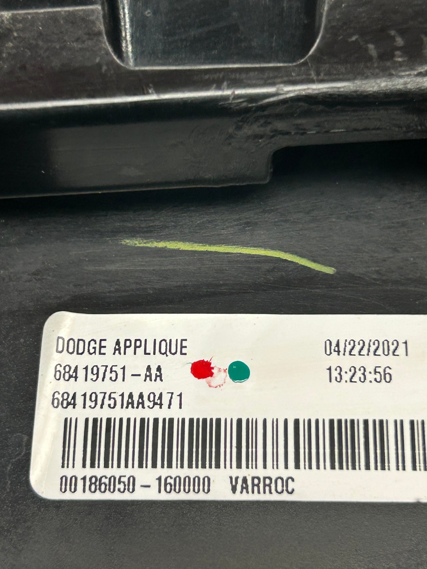 2015-2023 DODGE CHALLENGER TRUNK LID CENTER LH RH TAILLIGHT LAMP SET OF 3 OEM