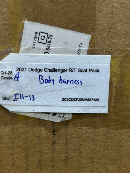 2021 Dodge Challenger R/T Scat Pack 6.4L Body Wiring Harness 68487524AB OEM 87K