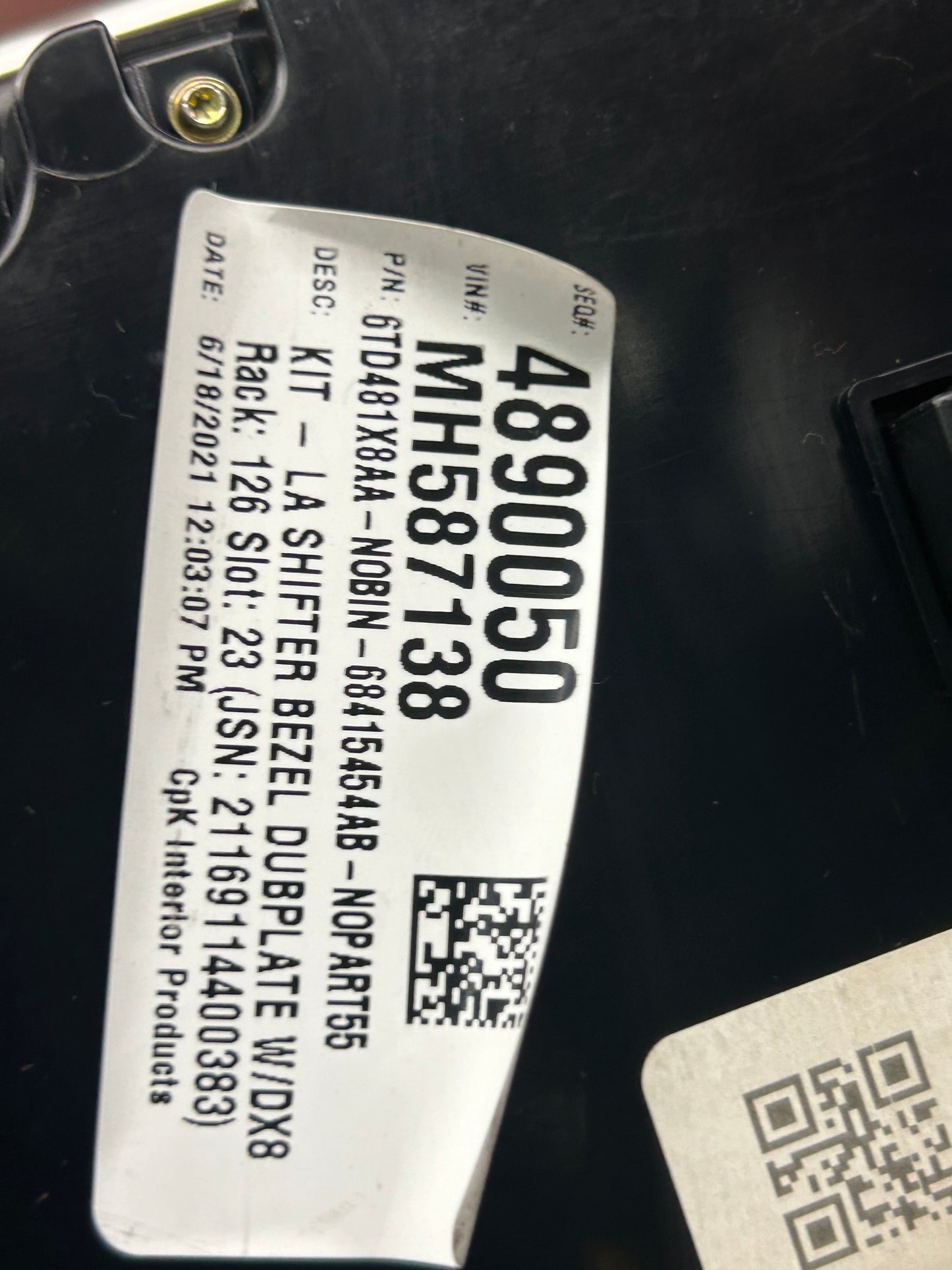 2019-2023 Dodge Challenger OEM A/C Heater Climate Control w/ Bezel 68415454AB