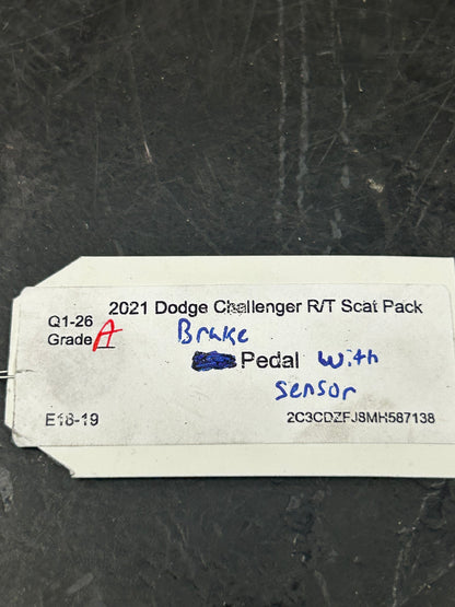 2012-2023 Dodge Challenger Charger 300 Non-Adjustable Brake Pedal W/Sensor OEM