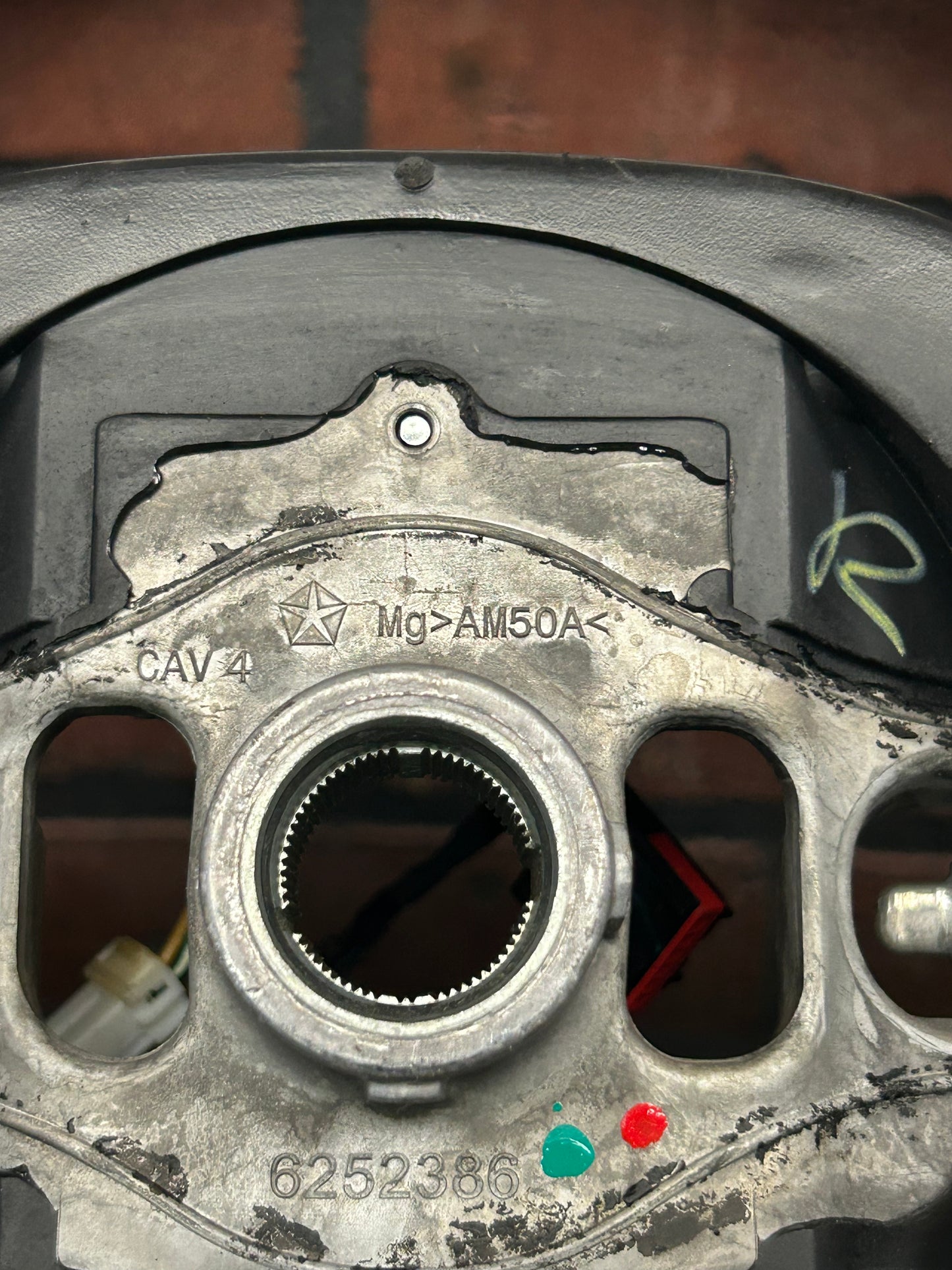 2018 - 2023 DODGE CHALLENGER STEERING WHEEL W/ SWITCH BUTTON OEM 5VG202XCAF