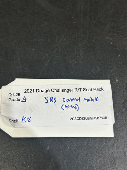 2019-2023 DODGE CHALLENGER OCCUPANT RESTRAINT CONTROL MODULE 68414431AB OEM