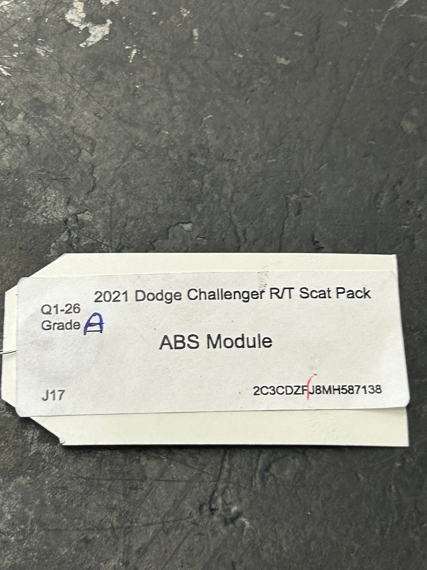 15-23 Challenger Charger ABS Anti Lock Brake Pump Module Assembly OEM 68500121AC