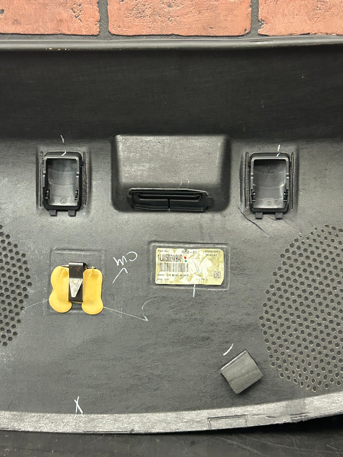 2011-2023 Dodge Charger Rear Deck Shelf Package Tray Cover Panel 1LM50DX9AP OEM