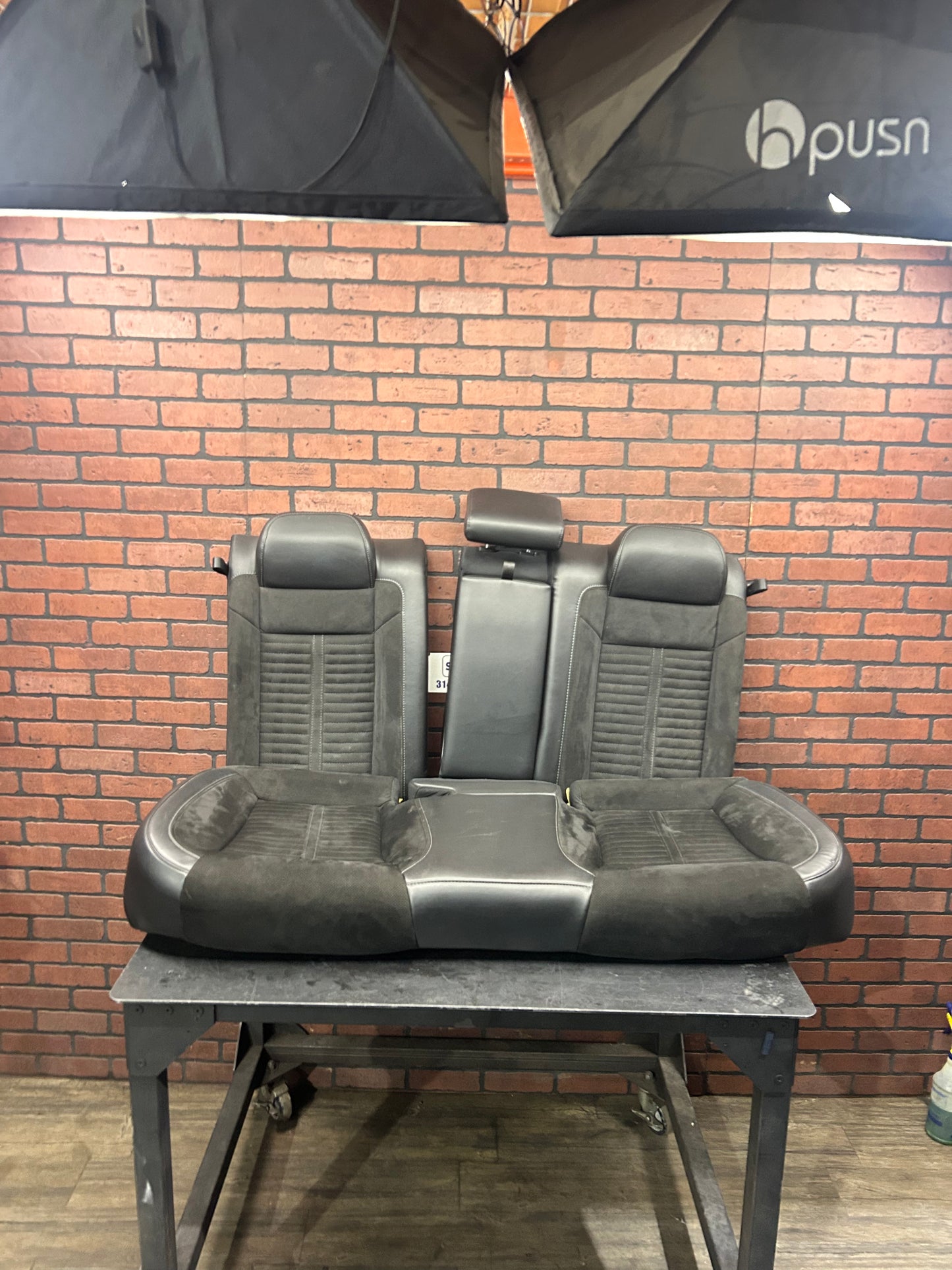 2015-2023 Dodge Charger Daytona SP Leather Suede Rear 3 Piece Seat Set OEM 55K