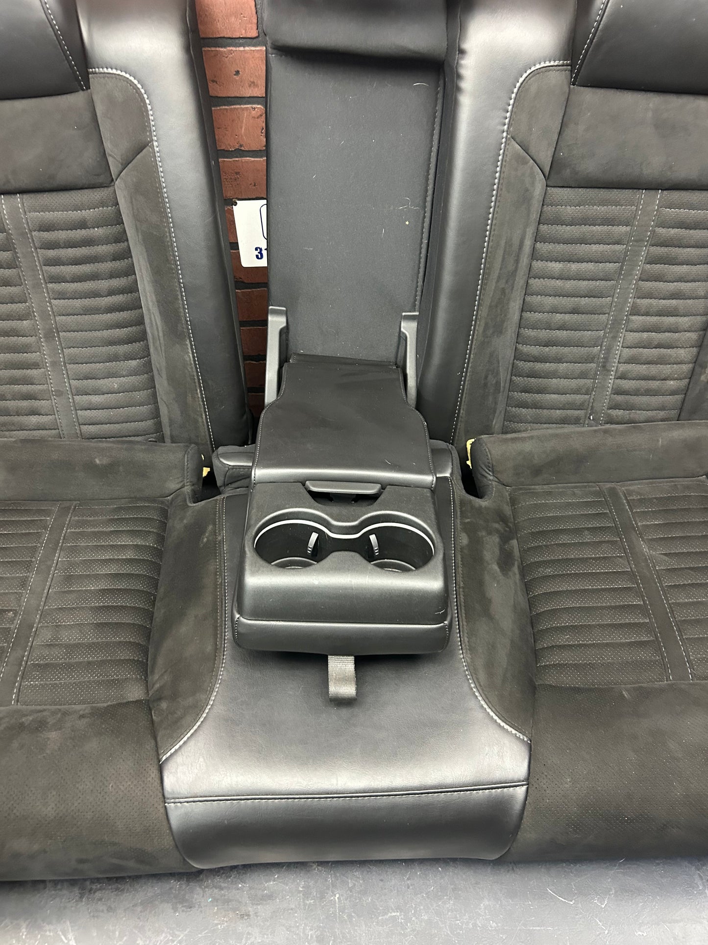 2015-2023 Dodge Charger Daytona SP Leather Suede Rear 3 Piece Seat Set OEM 55K