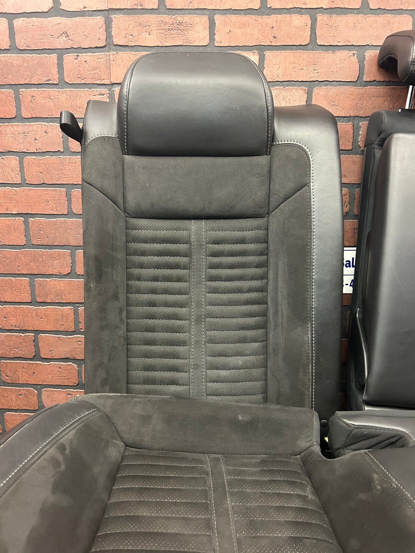 2015-2023 Dodge Charger Daytona SP Leather Suede Rear 3 Piece Seat Set OEM 55K